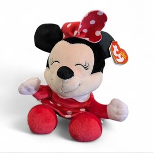 Minnie Mouse Disney TY Beanie Babies Plush